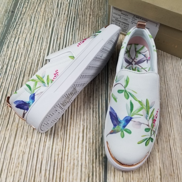 New Ted Baker Floral Hummingbird Print 